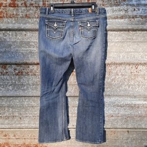 Boot Cut Dark Denim Levi Strauss Jeans